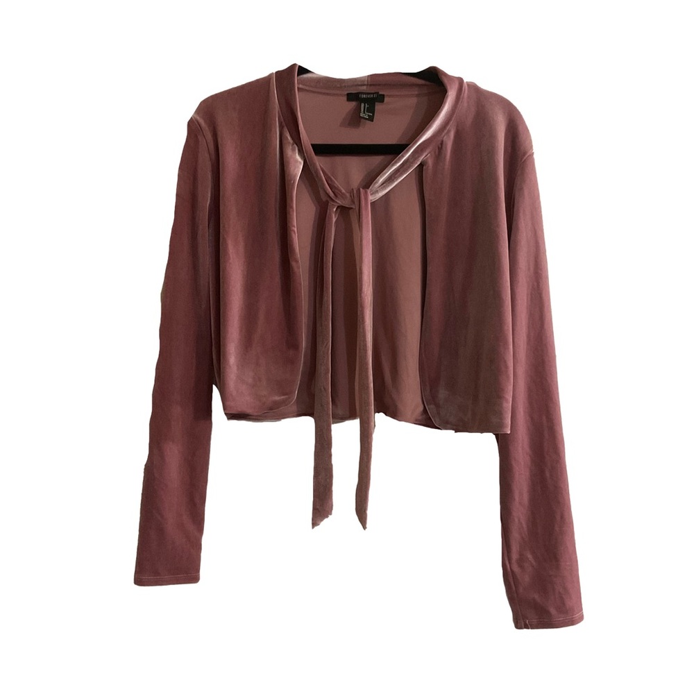 Forever 21 Pink Velvet Jacket